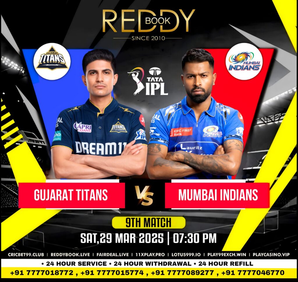 GT vs MI Match Prediction: Who Will Win Today IPL Match 9 2025? | Reddy Anna Book