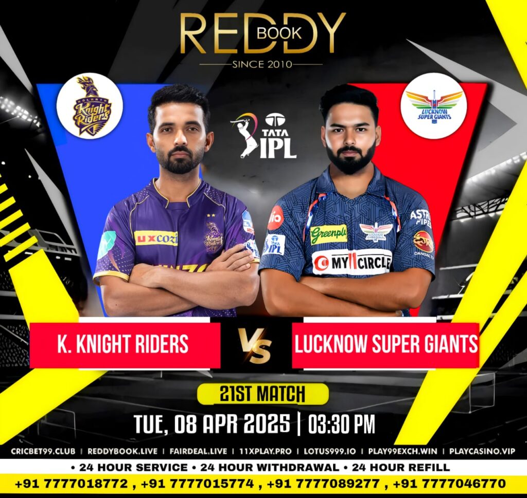 KKR vs LSG Match Prediction: Who Will Win Today’s IPL Match 21, 2025 Reddy Anna