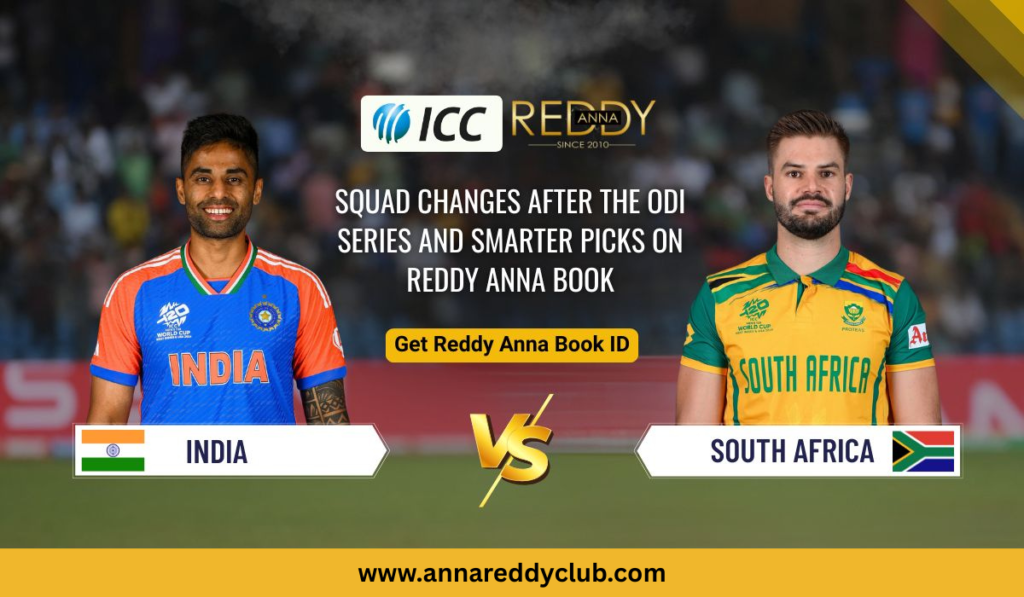 IND vs SA T20: Squad Changes After the ODI Series and Smarter Picks on Reddy Anna Book