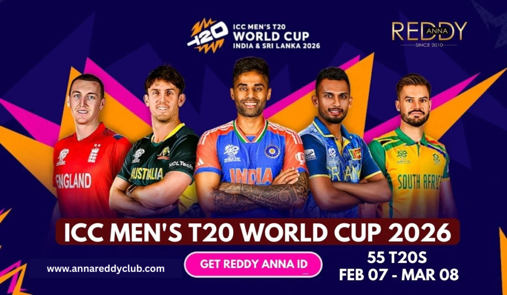 ICC Men’s T20 World Cup 2026 Opening Matches Betting on Reddy Anna