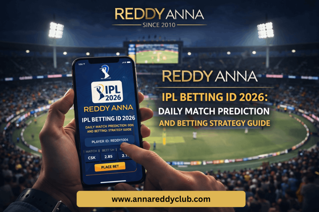 Reddy Anna IPL Betting ID 2026: Daily Match Prediction and Betting Strategy Guide